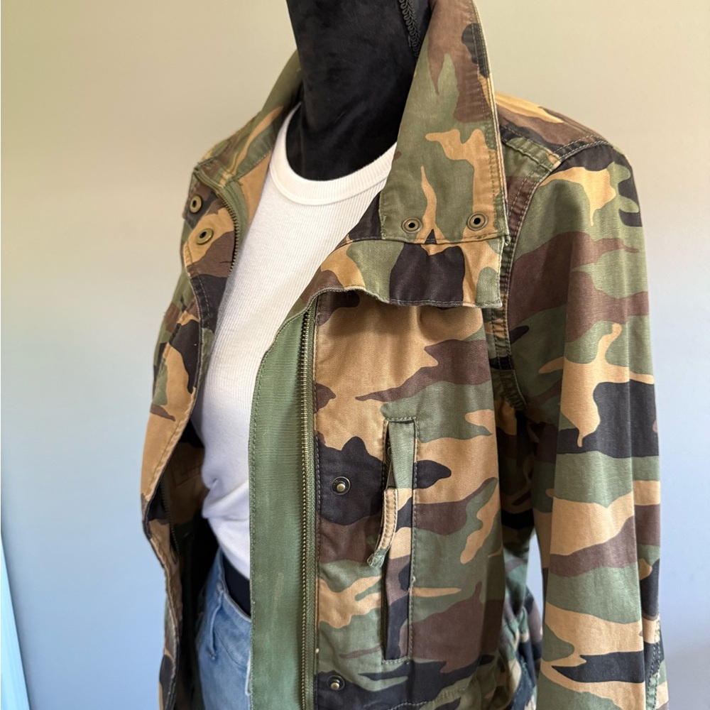 Madewell Camo Utility Jacket β Size S - Picture 5 of 6